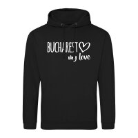 Unisex Hoodie Bucharest my love Größe S-3XL