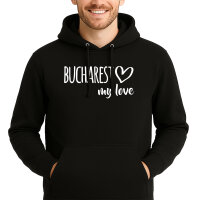 Unisex Hoodie Bucharest my love Größe S-3XL