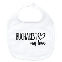 Baby Lätzchen Bucharest my love Klettverschluss