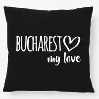 Kissen Bucharest my love 40x40cm