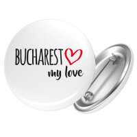 Button Bucharest my love Anstecker