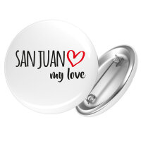 Button San Juan my love Anstecker