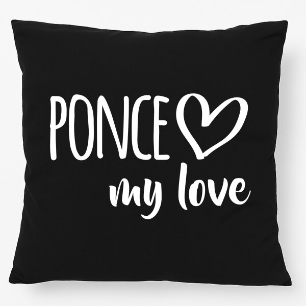 Kissen Ponce my love 40x40cm