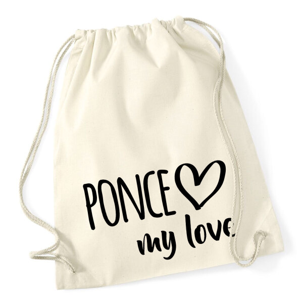 Turnbeutel Ponce my love 12 Liter