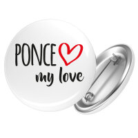 Button Ponce my love Anstecker