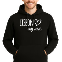 Unisex Hoodie Lisbon my love Größe S-3XL