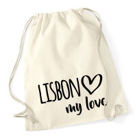 Turnbeutel Lisbon my love 12 Liter