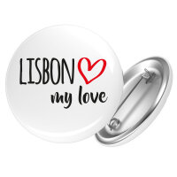 Button Lisbon my love Anstecker