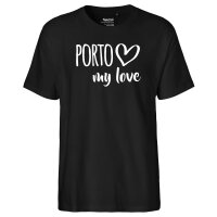 Herren T-Shirt Porto my love Größe S-3XL