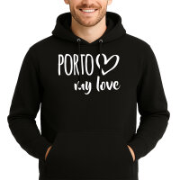 Unisex Hoodie Porto my love Größe S-3XL