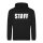 Unisex Hoodie Staff Schriftzug Größe S-3XL