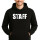 Unisex Hoodie Staff Schriftzug Größe S-3XL