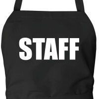 Schürze Staff Schriftzug