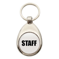 Schlüsselanhänger Staff Schriftzug