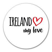 Aufkleber Ireland my love 10cm Sticker