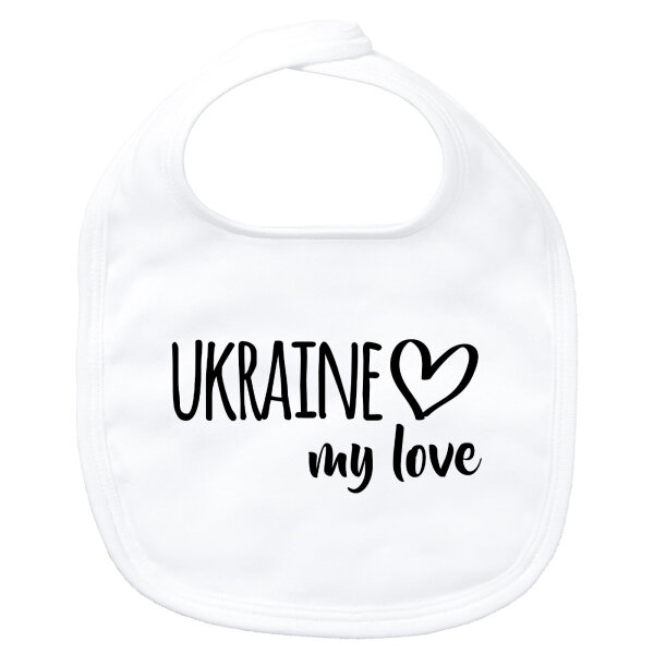 Baby Lätzchen Ukraine my love