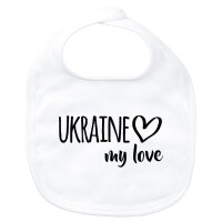 Baby L&auml;tzchen Ukraine my love Klettverschluss