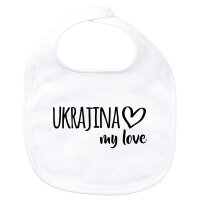 Baby L&auml;tzchen Ukrajina my love Klettverschluss