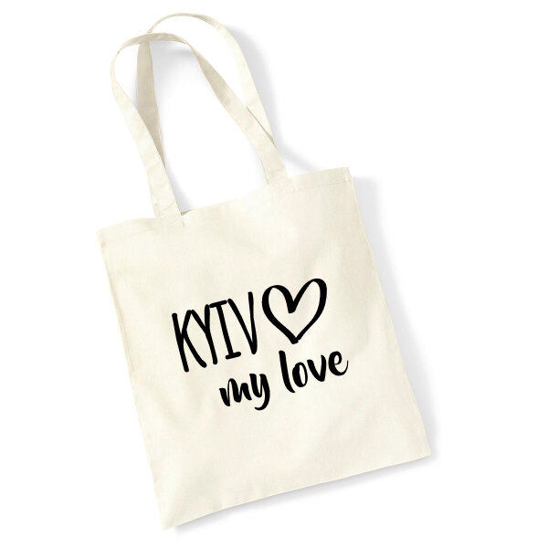 Jutebeutel Kyiv my love 10 Liter