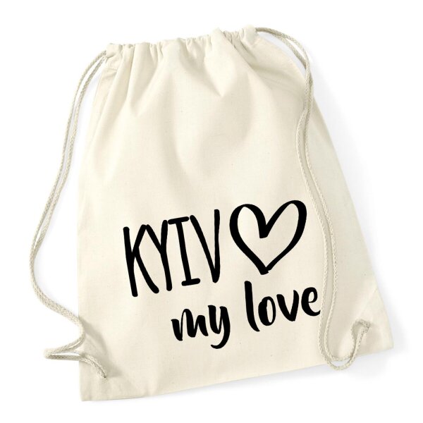 Turnbeutel Kyiv my love 12 Liter