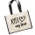 Jutetasche Kyiv my love Black 21 Liter