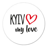 Magnet Kyiv my love 59mm Kühlschrankmagnet Flaschenöffner