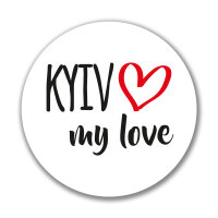 Aufkleber Kyiv my love 10cm
