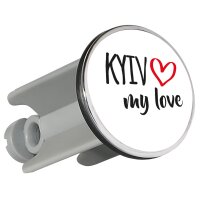 Waschbeckenstöpsel Kyiv my love 4cm Abflussstopfen