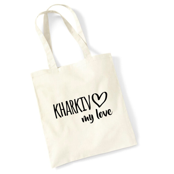 Jutebeutel Kharkiv my love 10 Liter