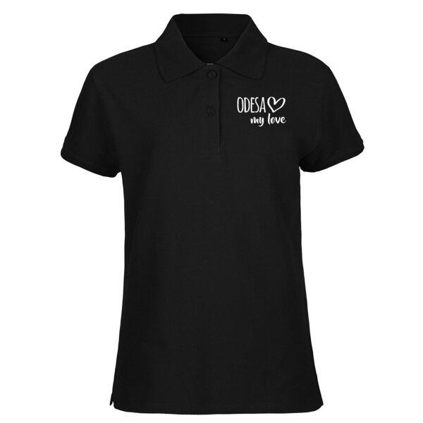 Damen Polo Shirt Odesa my love Größe XS-XXL