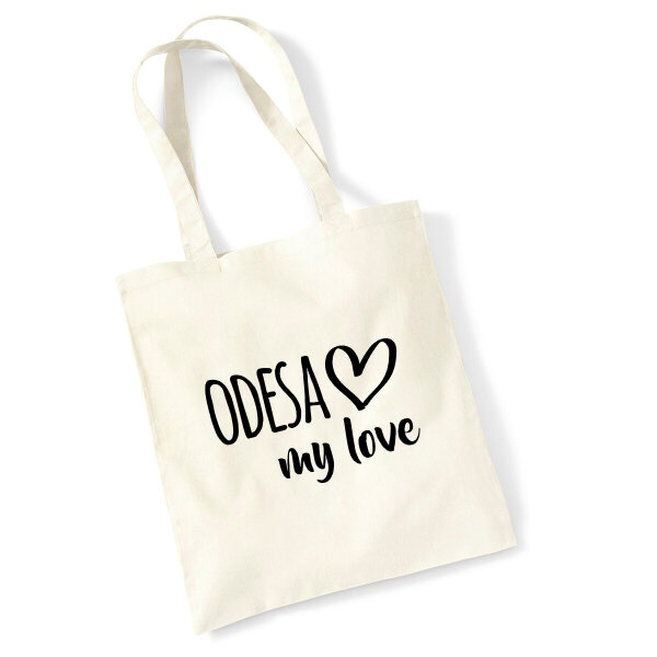 Jutebeutel Odesa my love 10 Liter