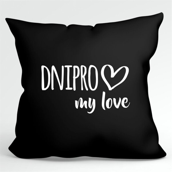 Kissen Dnipro my love40x40cm