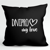 Kissen Dnipro my love40x40cm