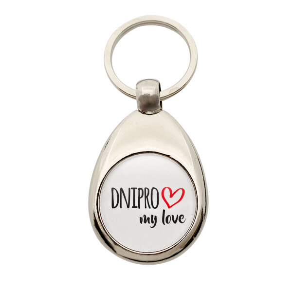 Schlüsselanhänger Dnipro my love