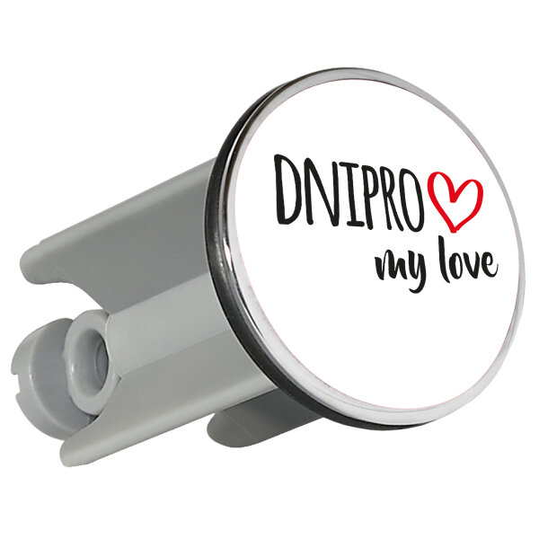 Waschbeckenstöpsel Dnipro my love 4cm Abflussstopfen