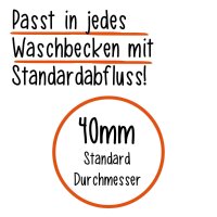 Waschbeckenstöpsel Dnipro my love 4cm Abflussstopfen