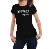 Damen T-Shirt Donetsk my love Größe XS-XXL