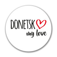 Aufkleber Donetsk my love 10cm