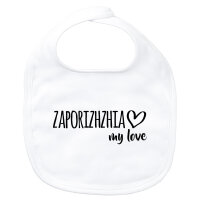 Baby Lätzchen Zaporizhzhia my love Klettverschluss