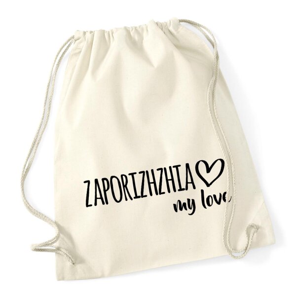 Turnbeutel Zaporizhzhia my love 12 Liter