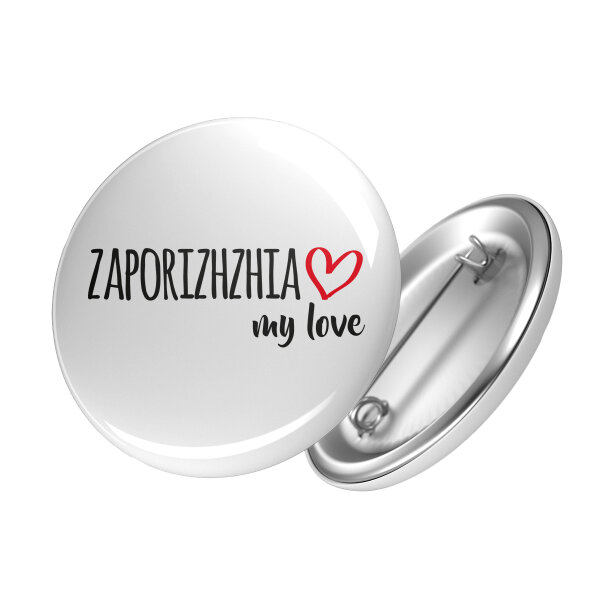 Button Zaporizhzhia my love