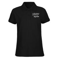 Damen Polo Shirt Lviv my love Größe XS-XXL