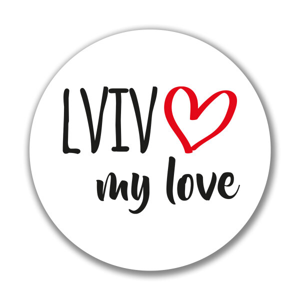 Aufkleber Lviv my love 10cm
