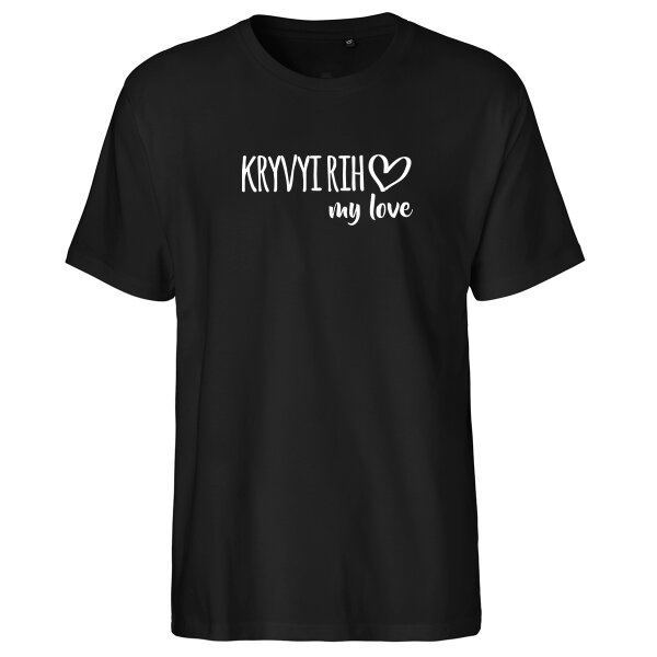 Herren T-Shirt Kryvyi Rih my love Größe S-3XL