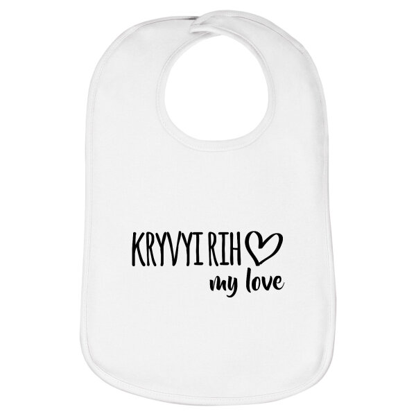 Lätzchen Kryvyi Rih my love, doppellagig