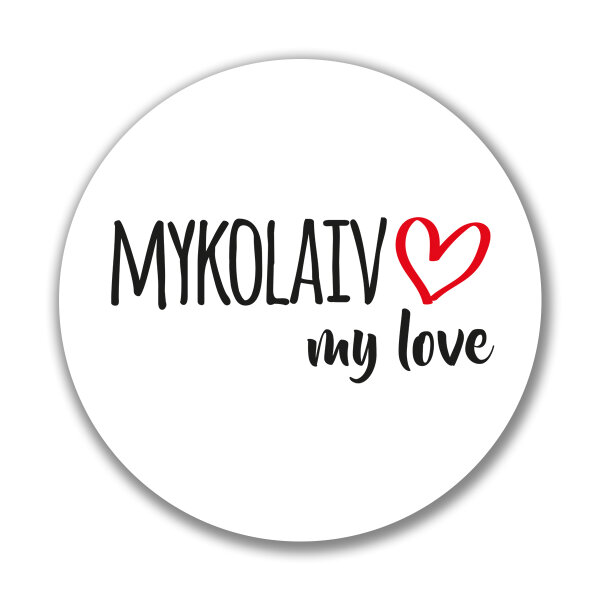 Aufkleber Mykolaiv my love 10cm