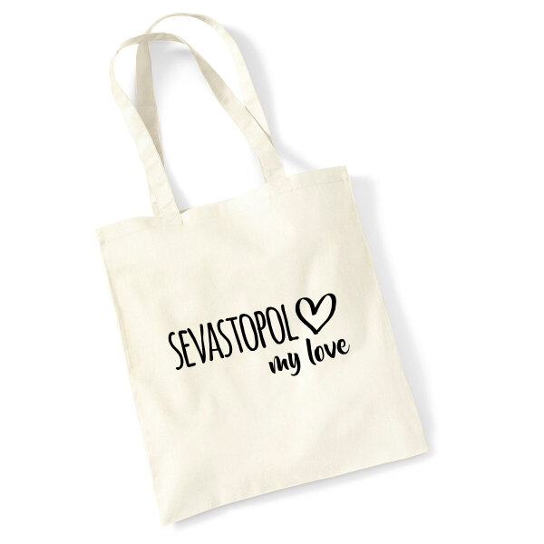 Jutebeutel Sevastopol my love 10 Liter