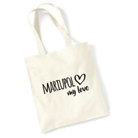 Jutebeutel Mariupol my love 10 Liter