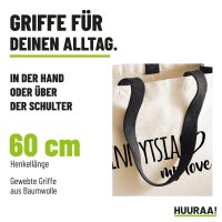 Jutetasche Vinnytsia my love 21 Liter Black