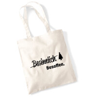 Jutebeutel Besinnlich Besoffen Tannenbaum 10 Liter